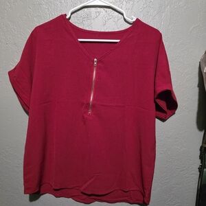 Shein Blouse XL RED